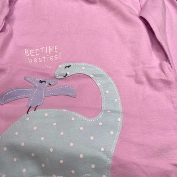 NWT 5t 5 4t 4 dinosaur pajamas carters easter spring passover trex girl birthday - Picture 6 of 7